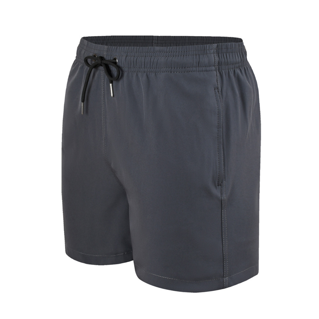 Double-Layered Swimming Trunks | Dark Grey
