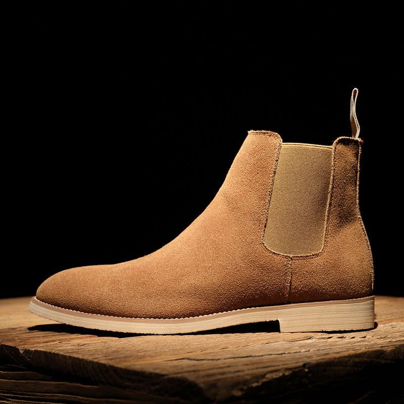 Genuine leather autumn and winter British Martin boots