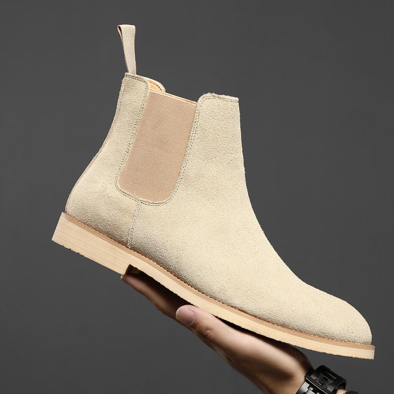 Genuine leather autumn and winter British Martin boots
