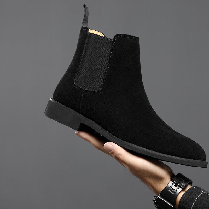 Genuine leather autumn and winter British Martin boots
