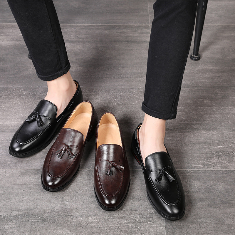 Leather Tassel Loafer