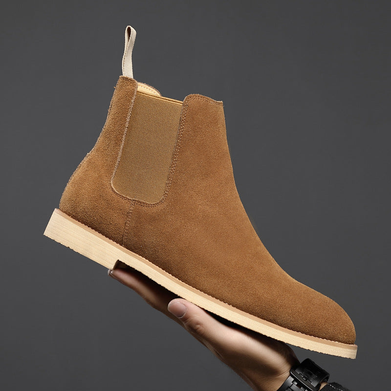 Genuine leather autumn and winter British Martin boots