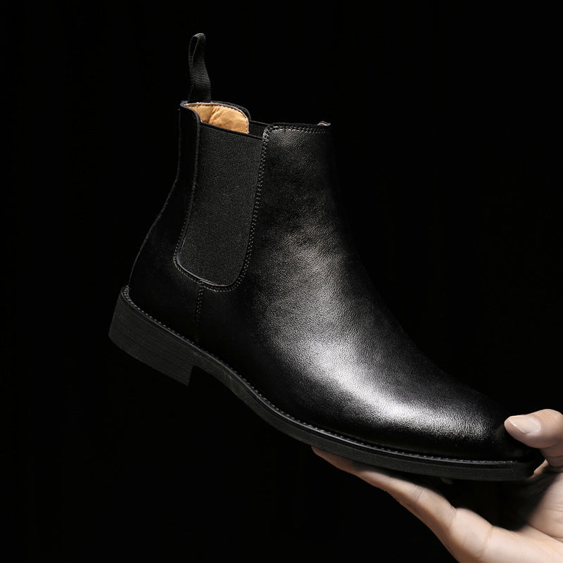 Genuine leather autumn and winter British Martin boots