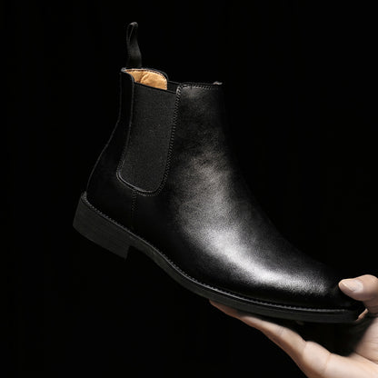 Genuine leather autumn and winter British Martin boots