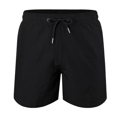 Double-Layered Swimming Trunks | Black