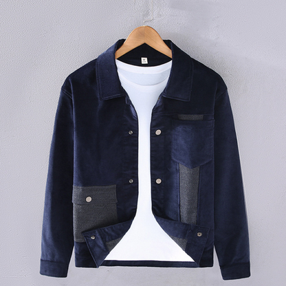 Casual Winter Jacket | Navy Blue