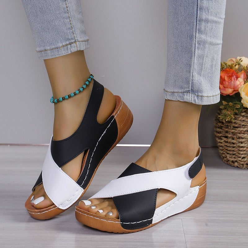 Cross-over Sandals