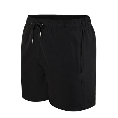 Double-Layered Swimming Trunks | Black