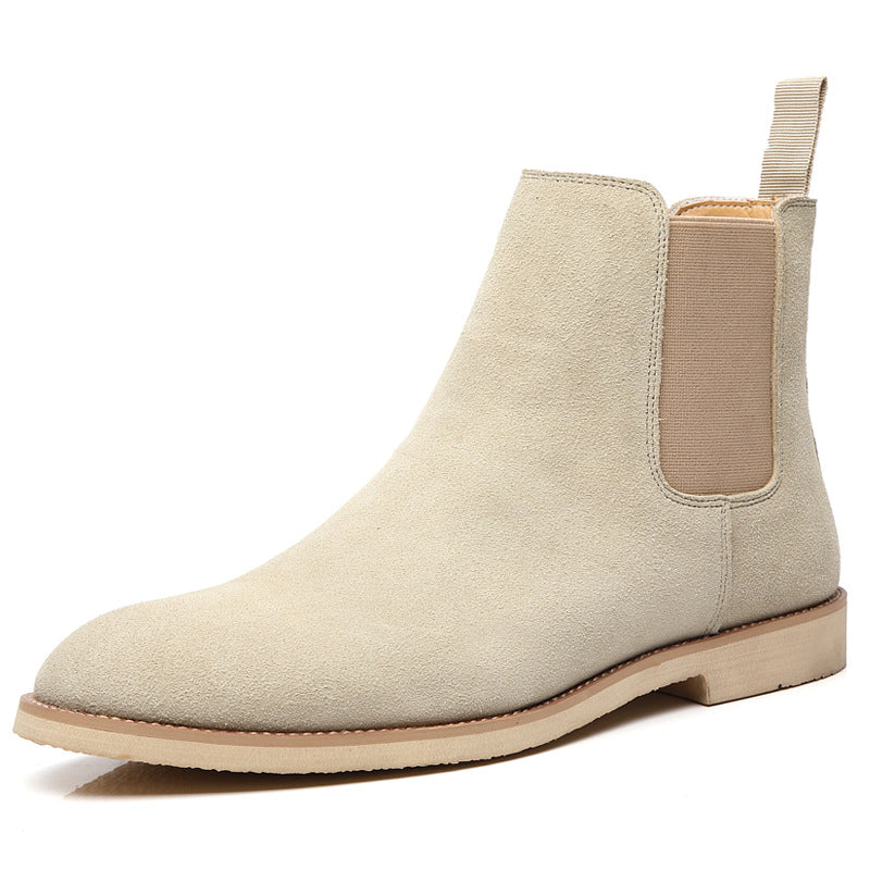 Genuine leather autumn and winter British Martin boots