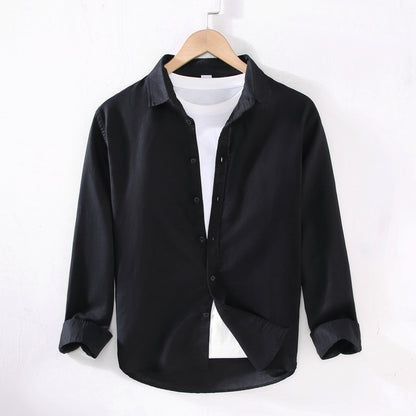 Cotton and Linen Shirt Men's