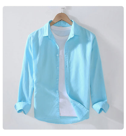 Men's Casual Linen Men's Wear Tops
