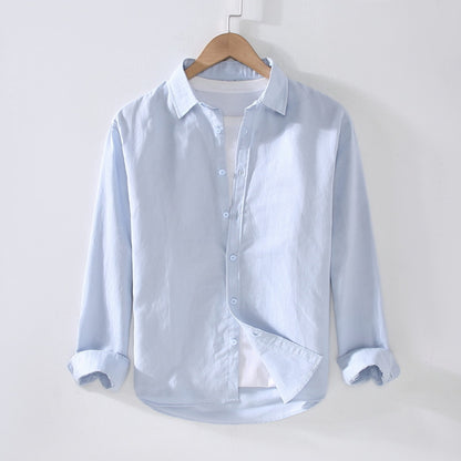 Cotton and Linen Shirt Men's