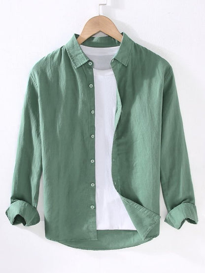 Men's Casual Linen Men's Wear Tops