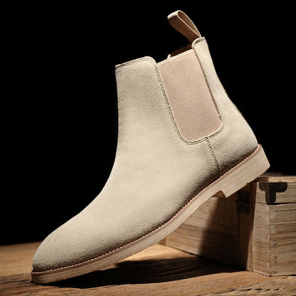 Genuine leather autumn and winter British Martin boots