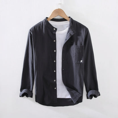 Men's Casual Linen Men's Wear Tops