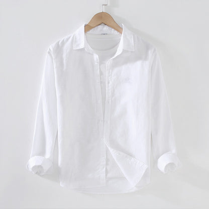 Cotton and Linen Shirt Men's