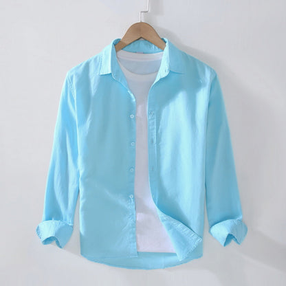 Cotton and Linen Shirt Men's