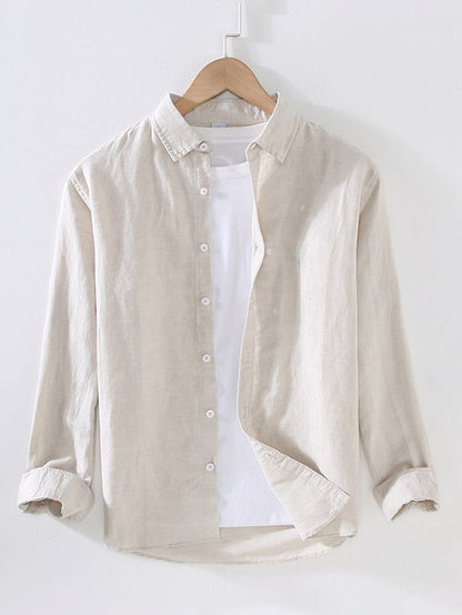 Men's Casual Linen Men's Wear Tops